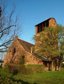 Foto der Evangelischen Gnadenkirche in Mannheim-Gartenstadt