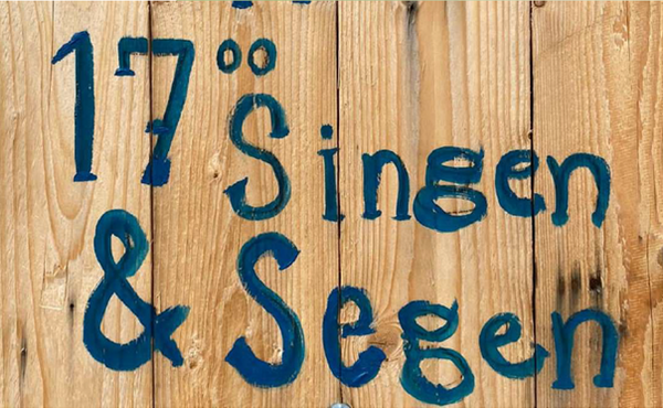 Plakat zu "Singen und Segen"