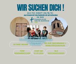 Werbung für FSJ-Stelle